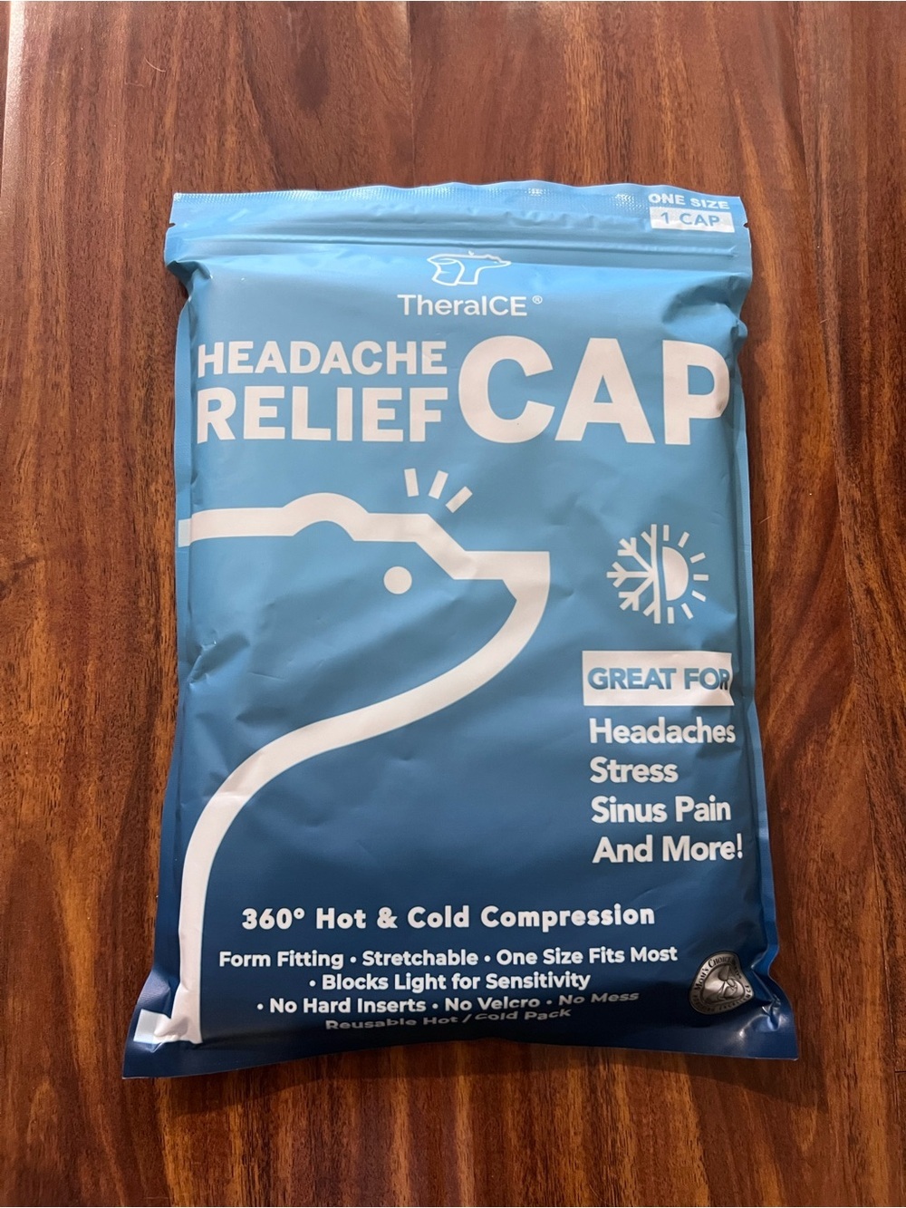 NIP TheraICE Headache Migraine Relief Cap